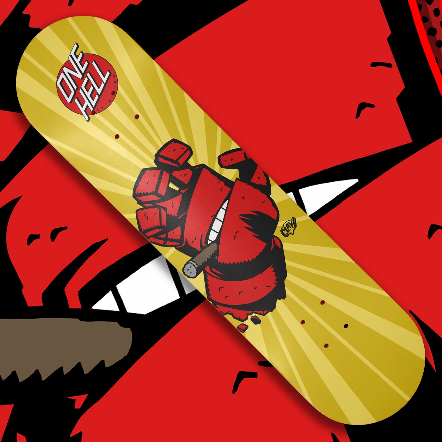 One Hell of a Ride skate deck