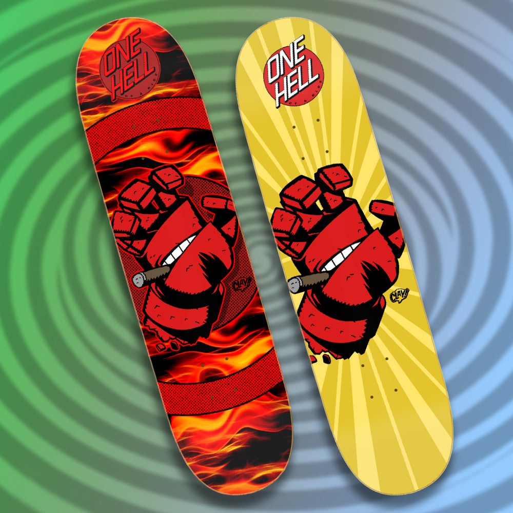 One Hell of a Ride skate deck