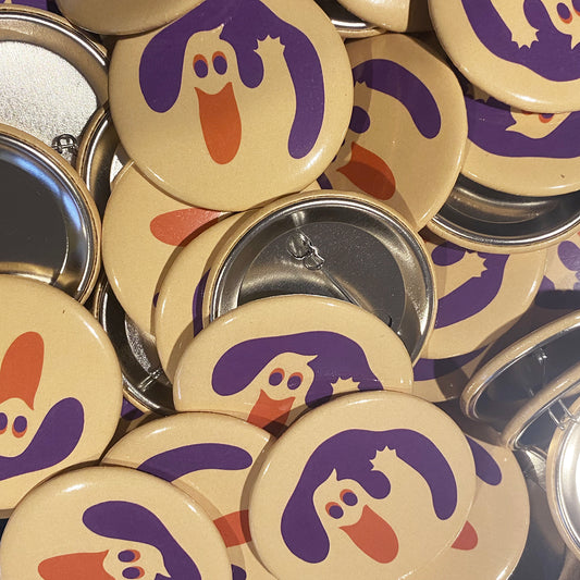 Ghost Sugar Cookie 2.25" round button