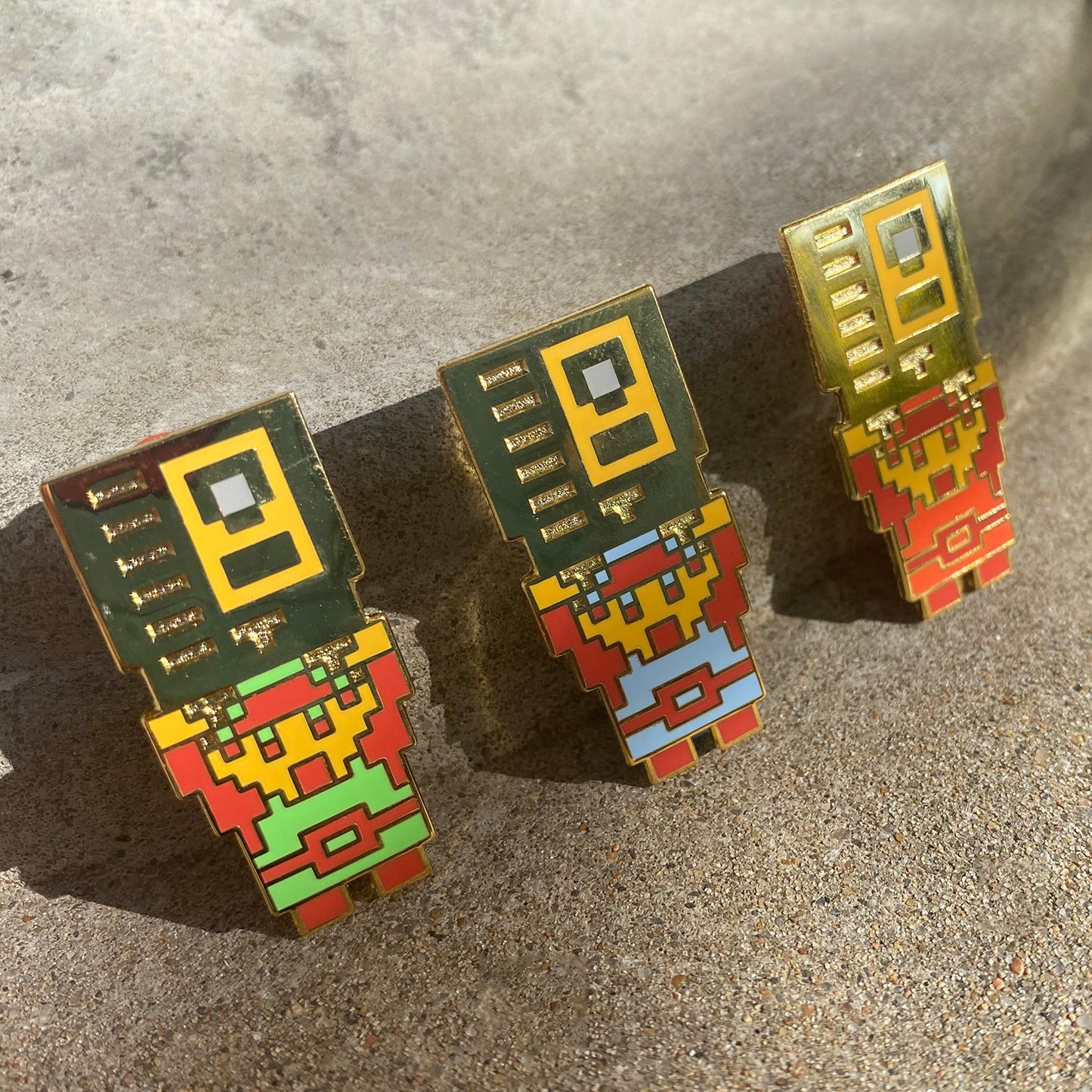 Golden Cartridge 1.5" Hard Enamel Pin