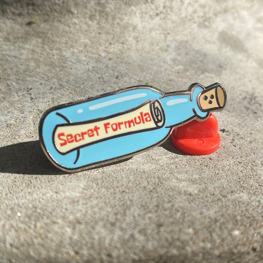 Secret Formula 1.5" Hard Enamel Pin