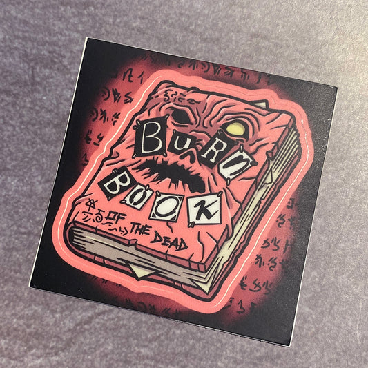Burn Book of the Dead kiss-cut vinyl sticker