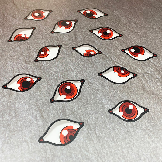 Ultimate Vampire Eyes vinyl sticker sheet