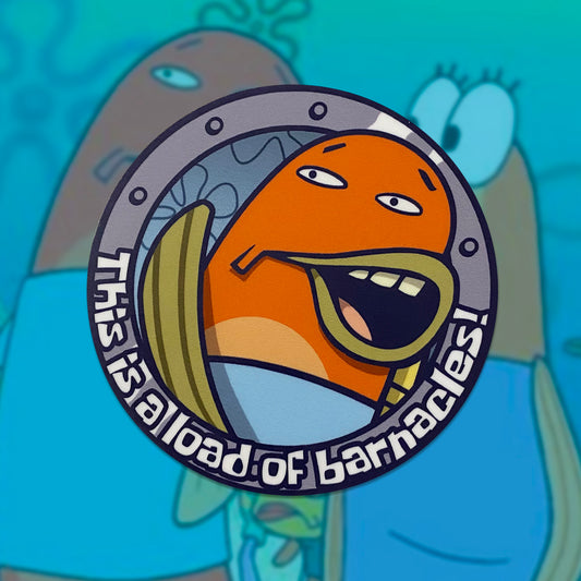 This is a Load of Barnacles vinyl sticker