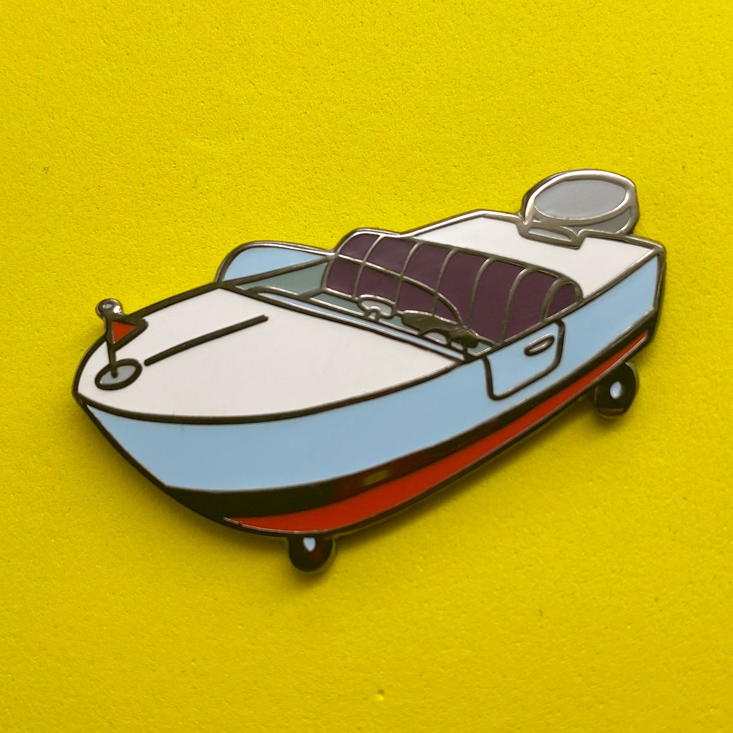 Cartoon Classics SB Boat 1.5" Hard Enamel Pin