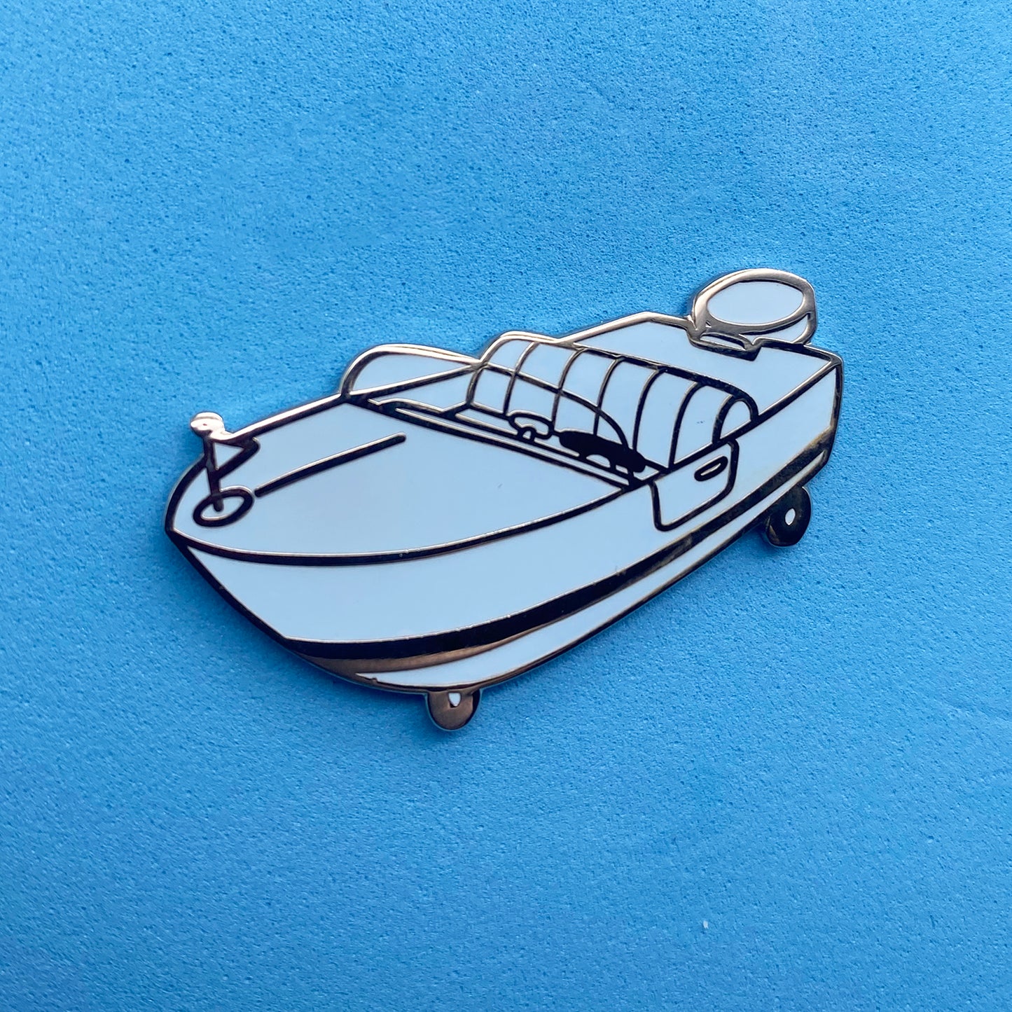 Cartoon Classics SB Boat 1.5" Hard Enamel Pin