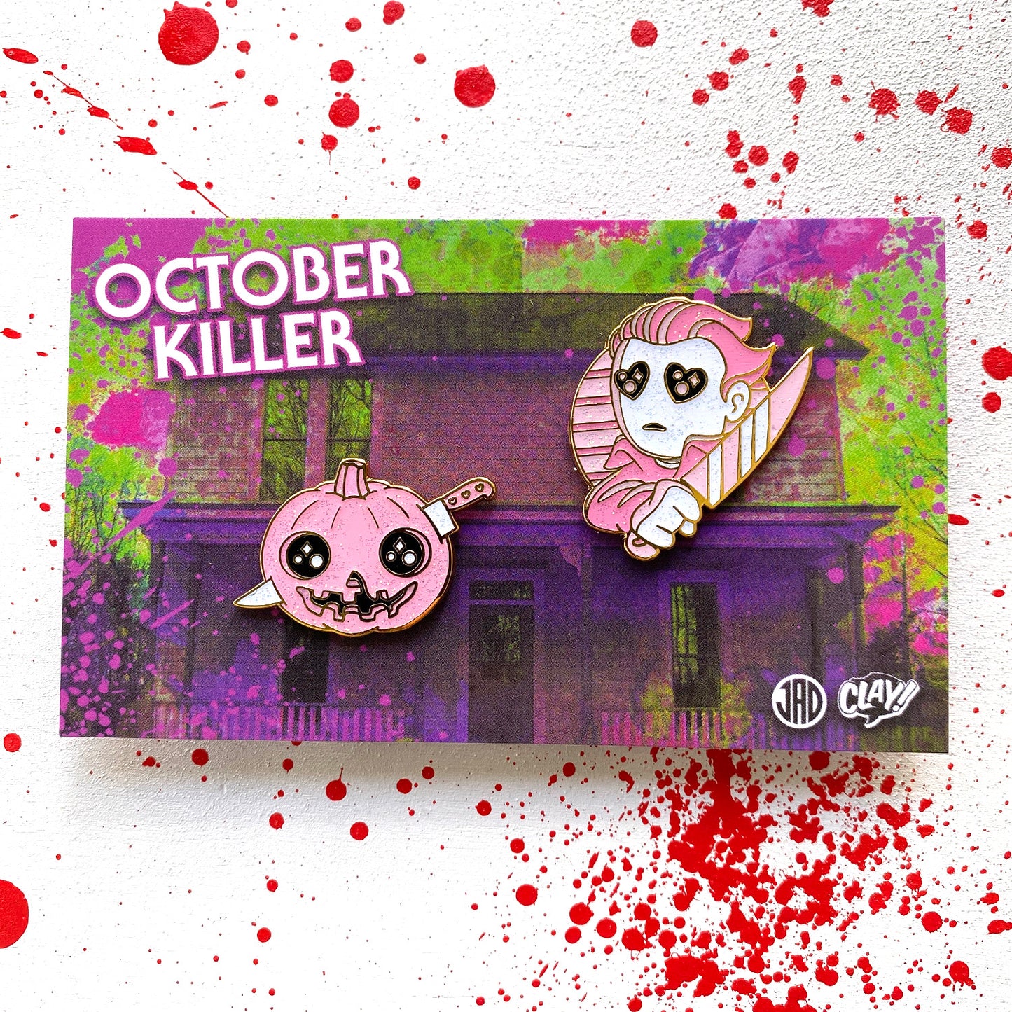 October Killer 1.5" Enamel Pin Set