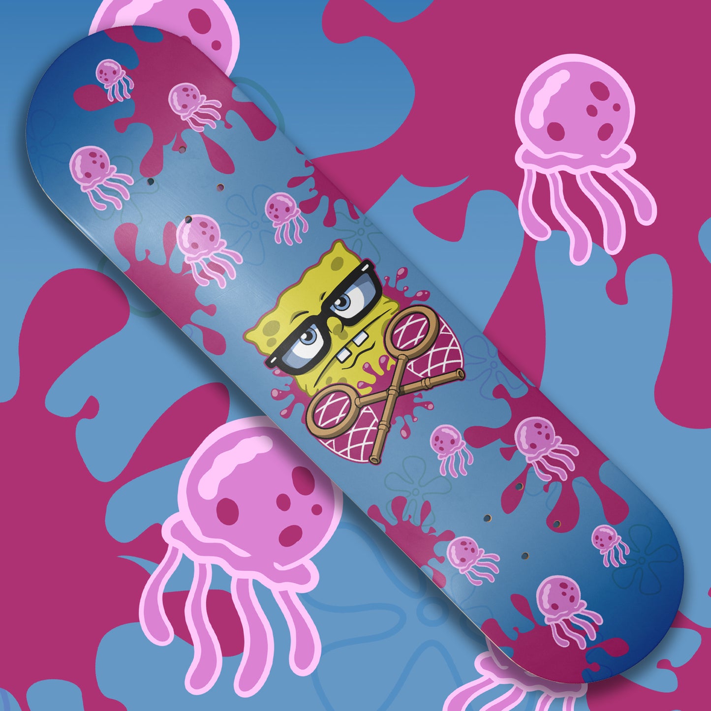 Jellyfish 4 Life skate deck