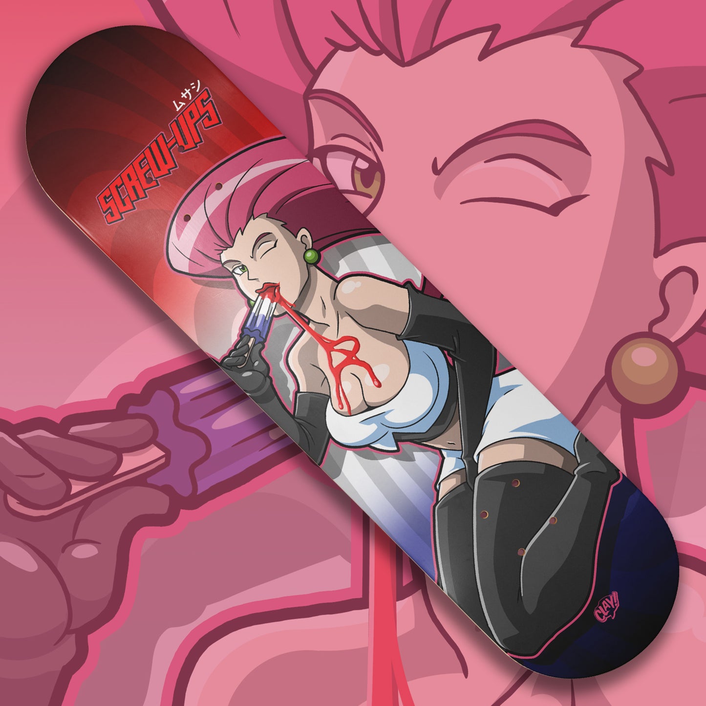 Screw-Ups Jessie skate deck