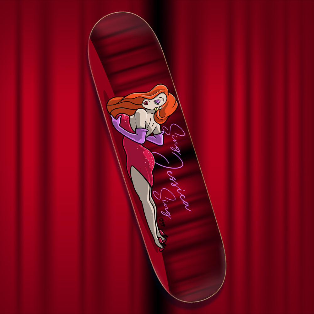 Sing Jessica Sing skate deck