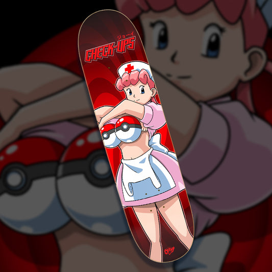 Check-Ups Nurse Joy skate deck