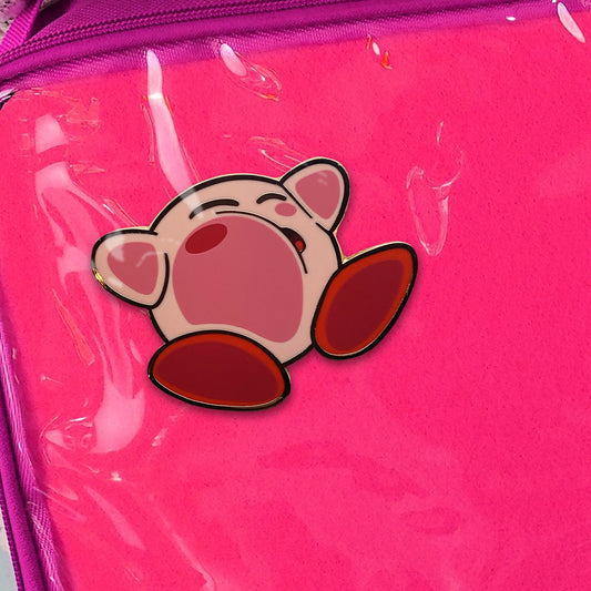 Kirby Smashed 1.5" Hard Enamel Pin