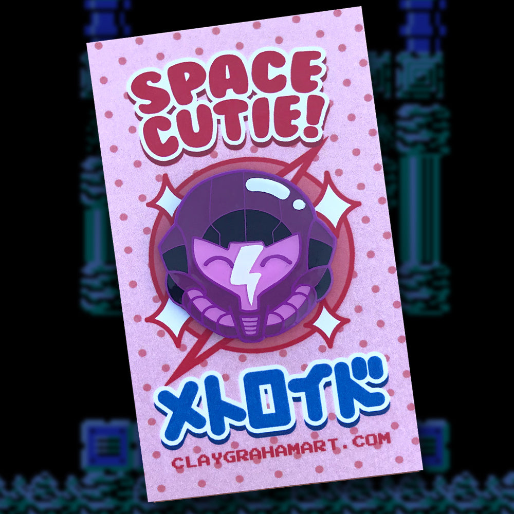 Space Cutie 1.25" Soft Enamel Pin