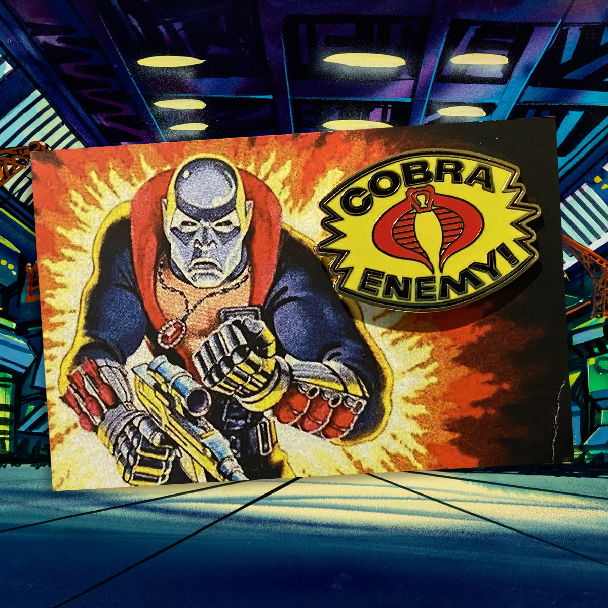 Cobra Enemy 1.25" Enamel Pin