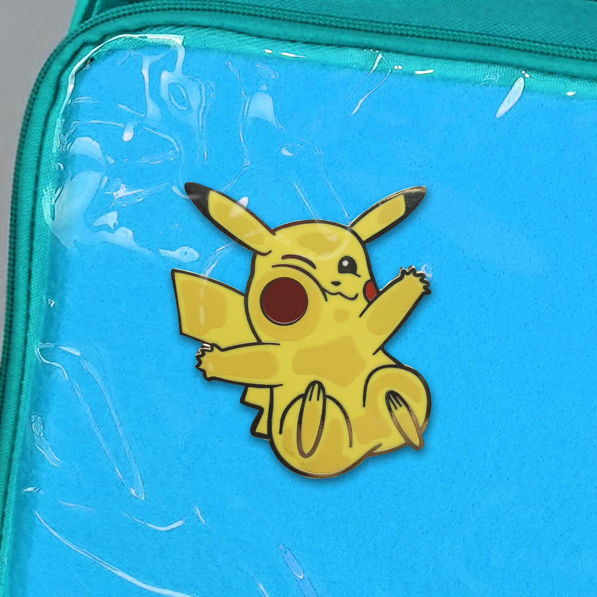 Pika Smashed 1.75" Hard Enamel Pin