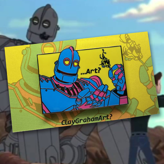 Scrap or Art? 2" Hard Enamel Pin