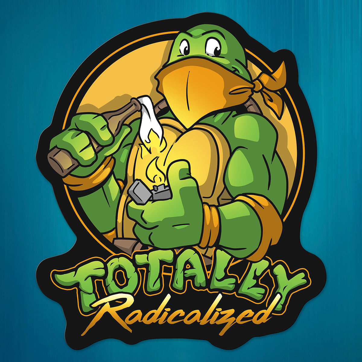 Totally Radicalized Mikey vinyl sticker