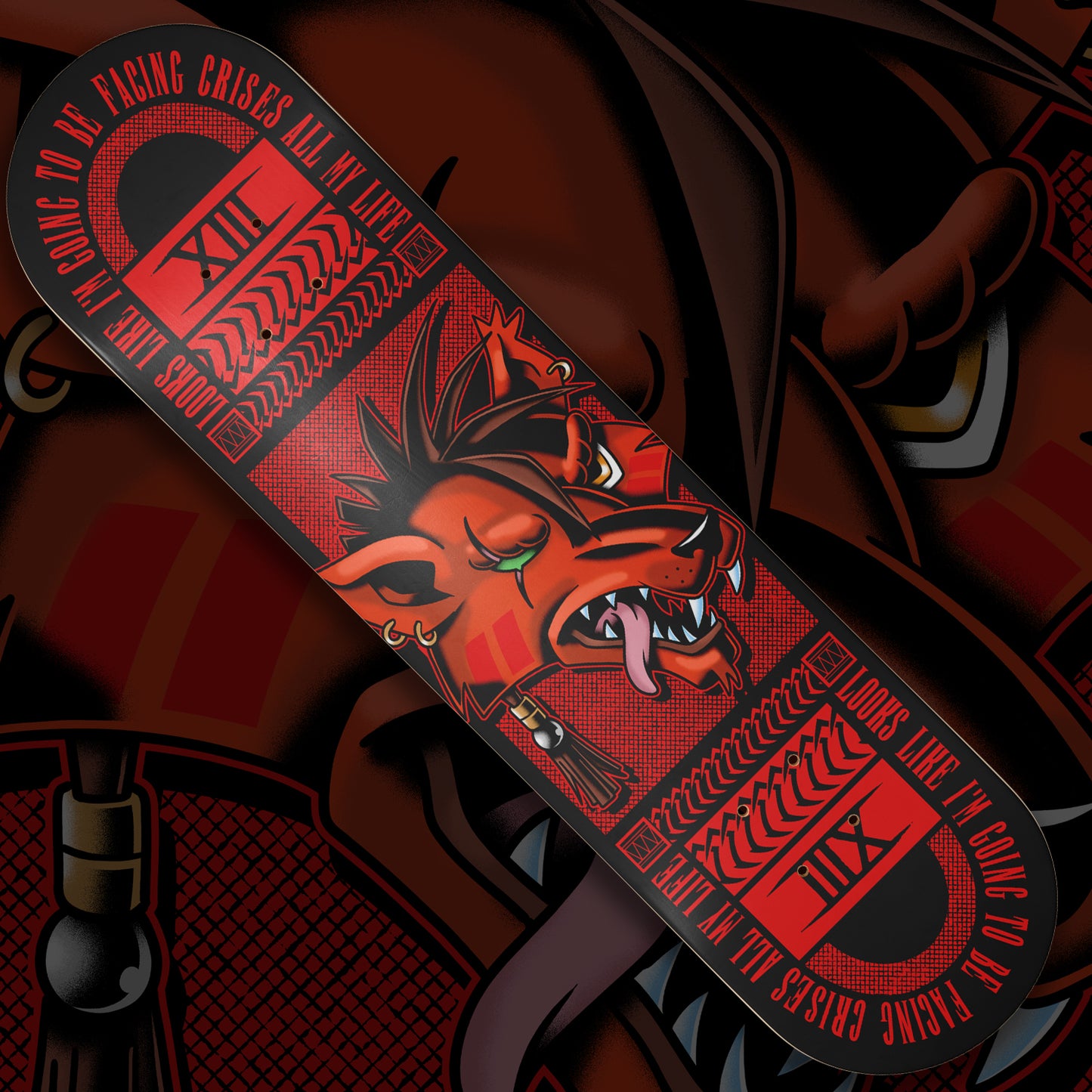 XIII Crises skate deck