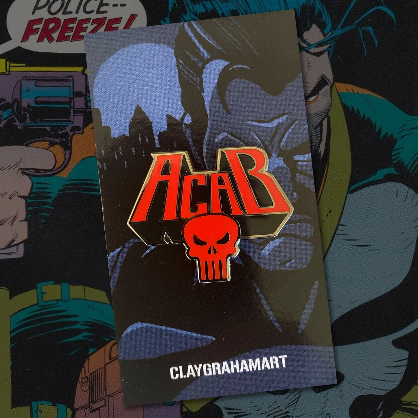 Archaic Corrupt And Broken 1.5" Hard Enamel Pin