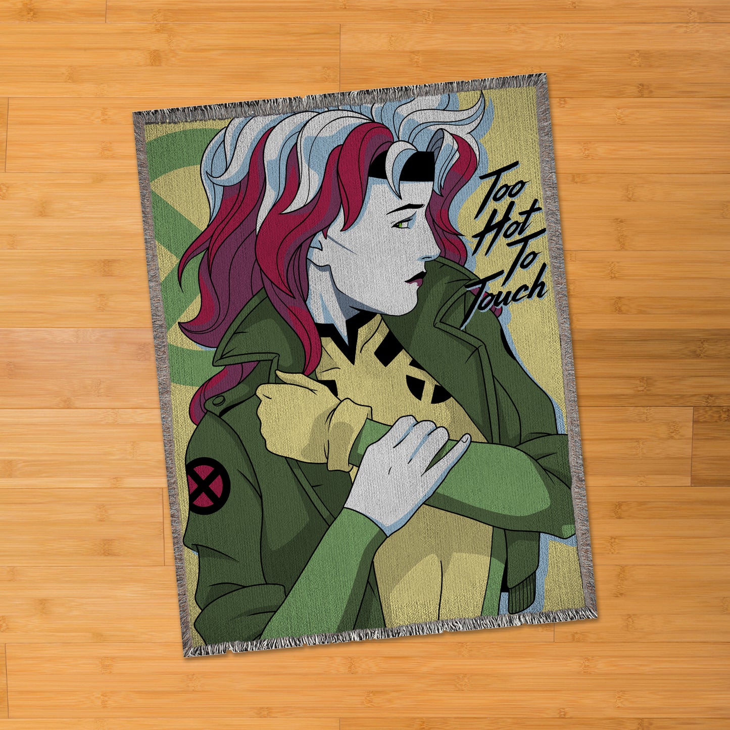 Too Hot To Touch woven blanket