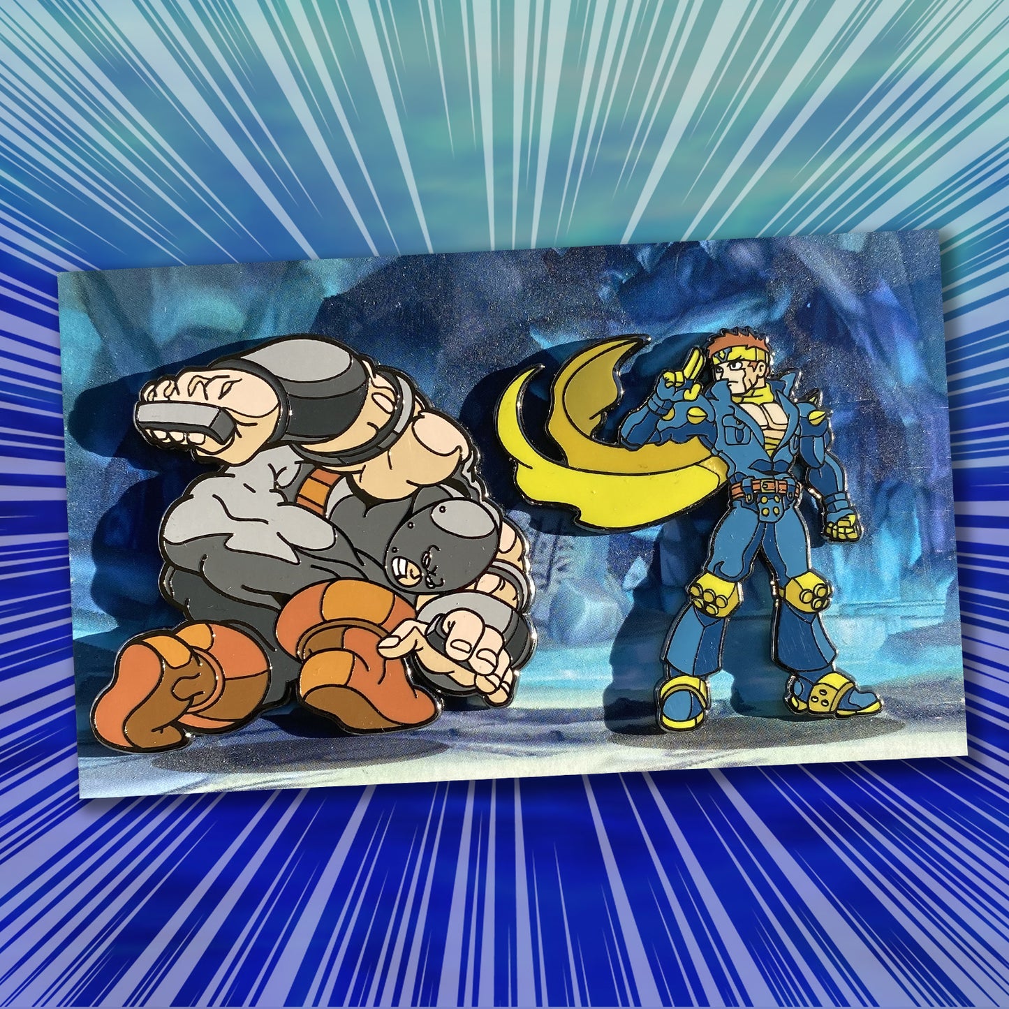 MvC2 ROUND 2 SET 4 hard enamel pin set