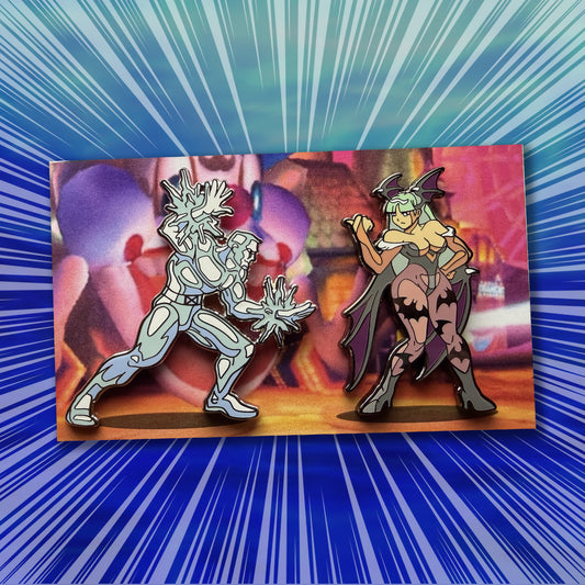 MvC2 ROUND 4 SET 1 hard enamel pin set
