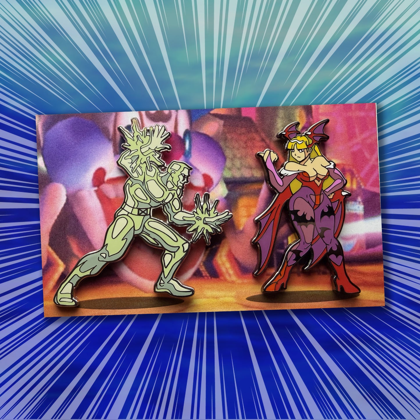 MvC2 ROUND 4 SET 1 hard enamel pin set