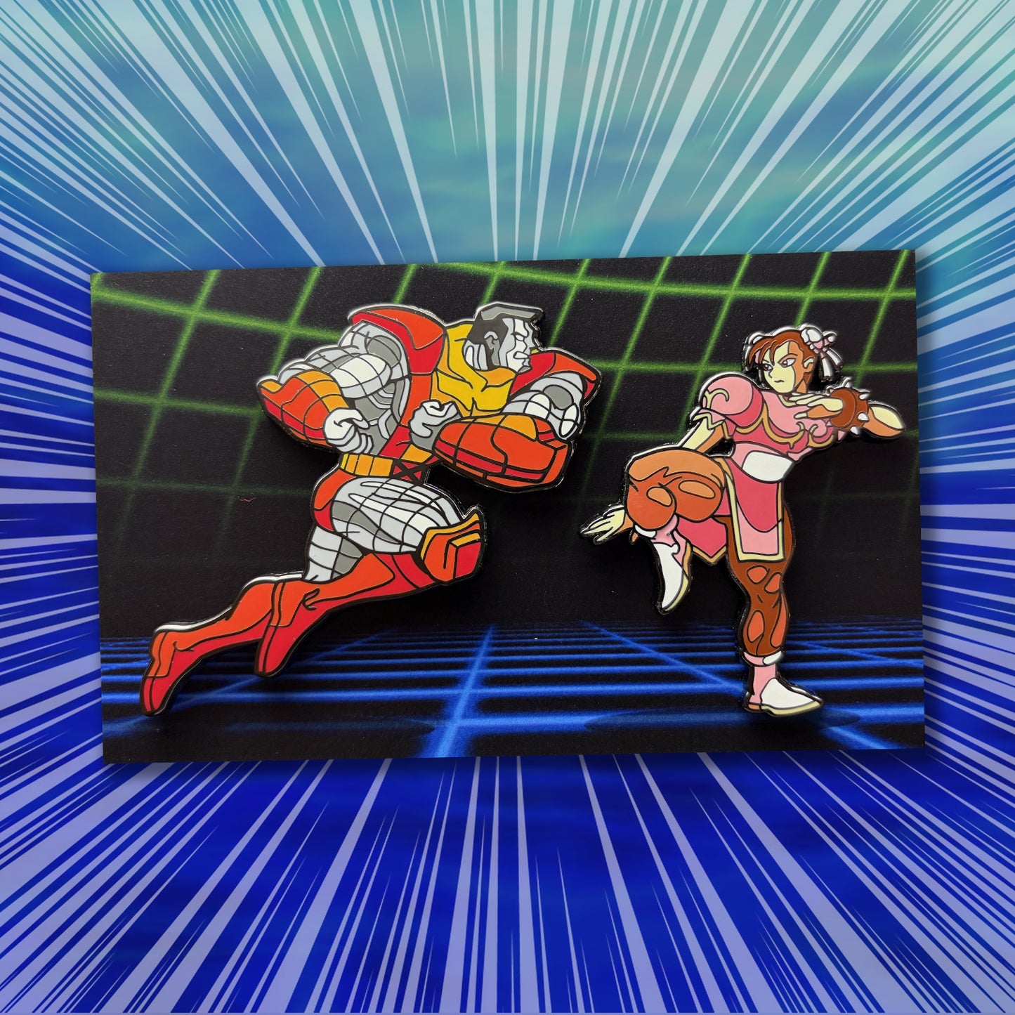 MvC2 ROUND 4 SET 2 hard enamel pin set