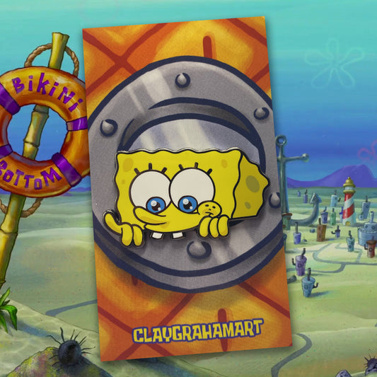 Bikini Bottom Peekers Hard Enamel Pins