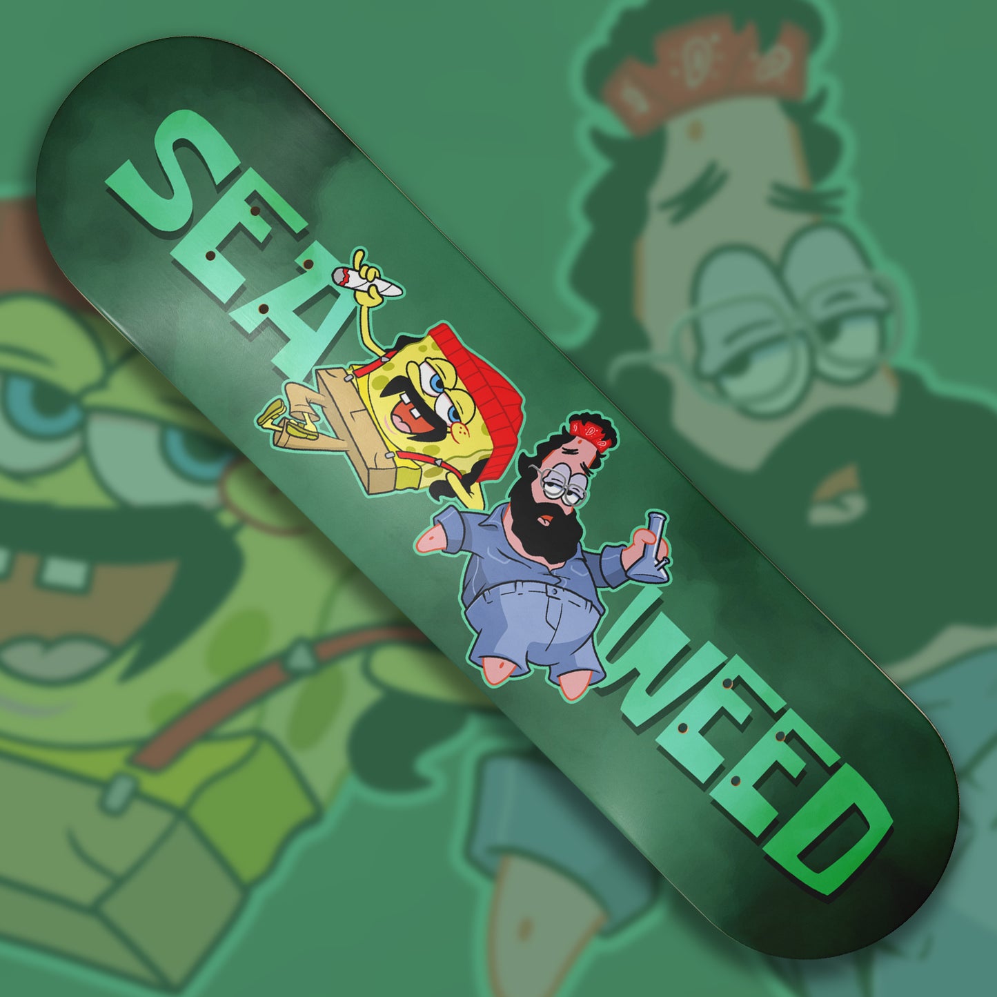 Sea Weed skate deck