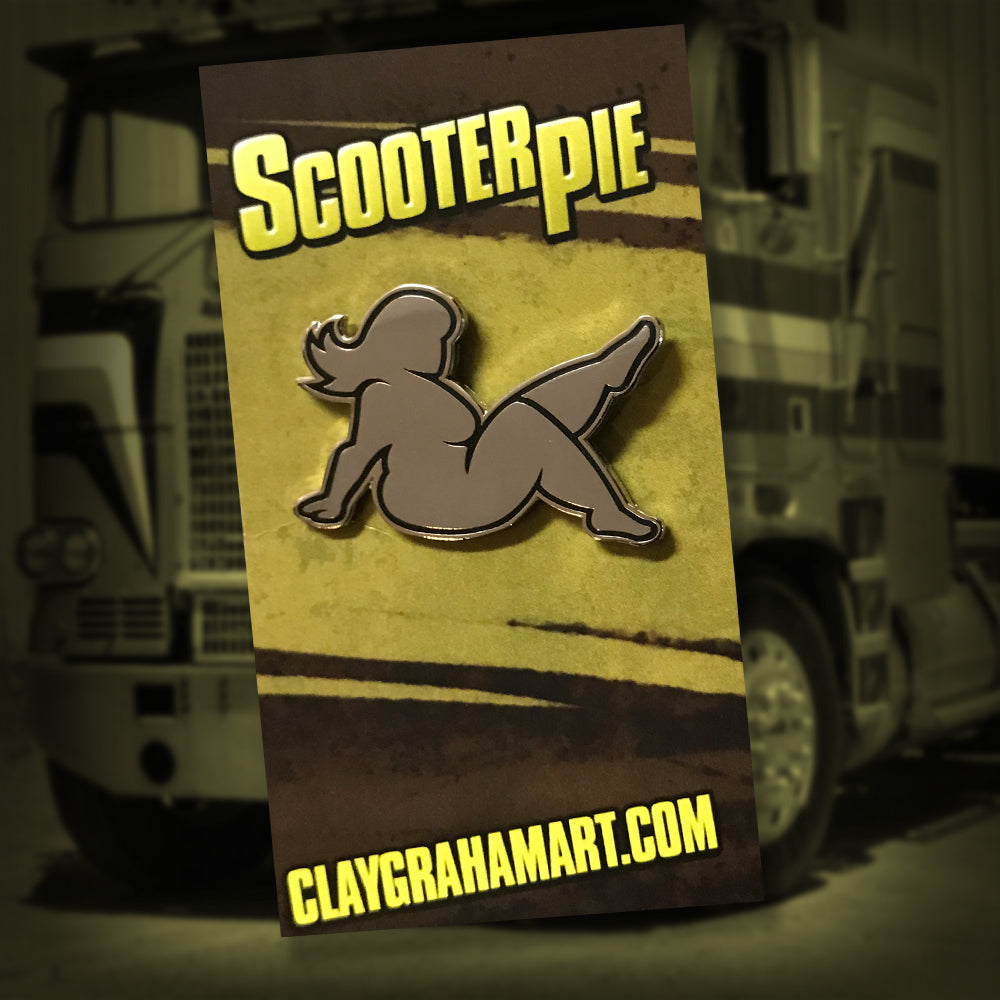 Scooter Pie 1.5" Hard Enamel Pin