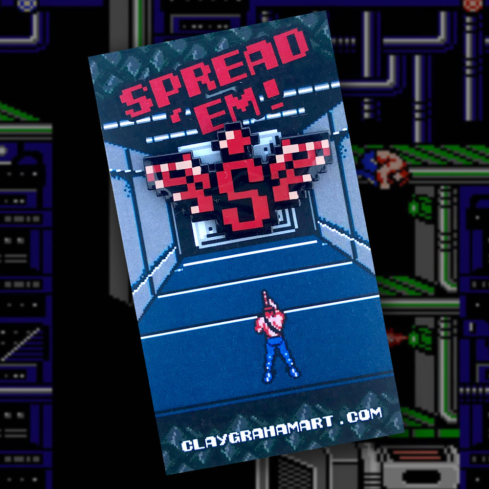Spread 'em! 1.5" Soft Enamel Pin