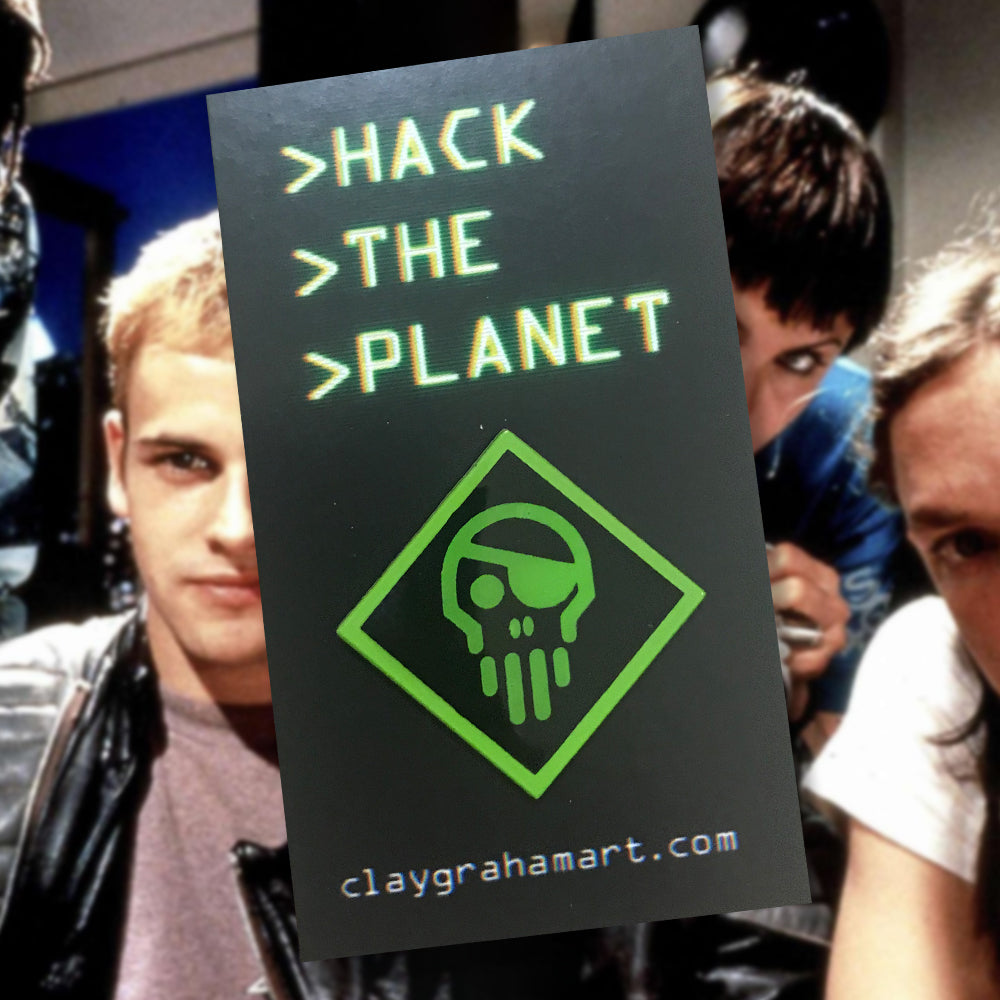 Hack the Planet 1" Soft Enamel Pin