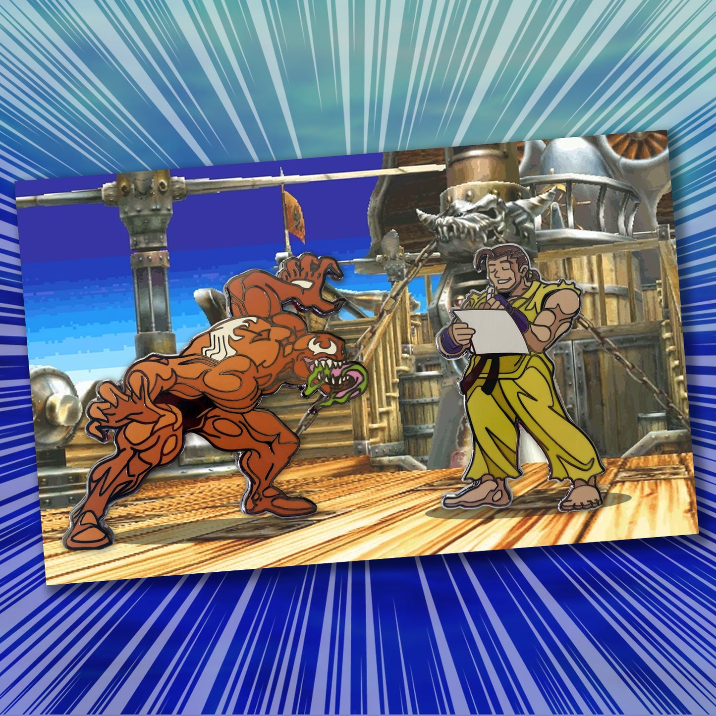 MvC2 ROUND 2 SET 3 hard enamel pin set