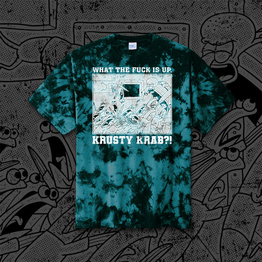 WTF Is Up KK?! tie-dye t-shirt