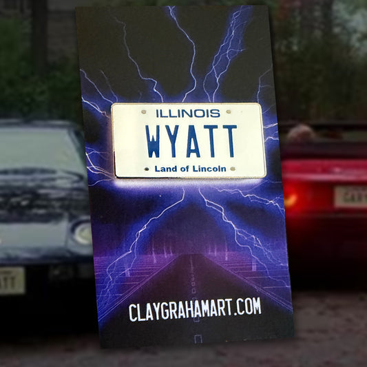 Weird Friends Plates 1.5" Hard Enamel Pin