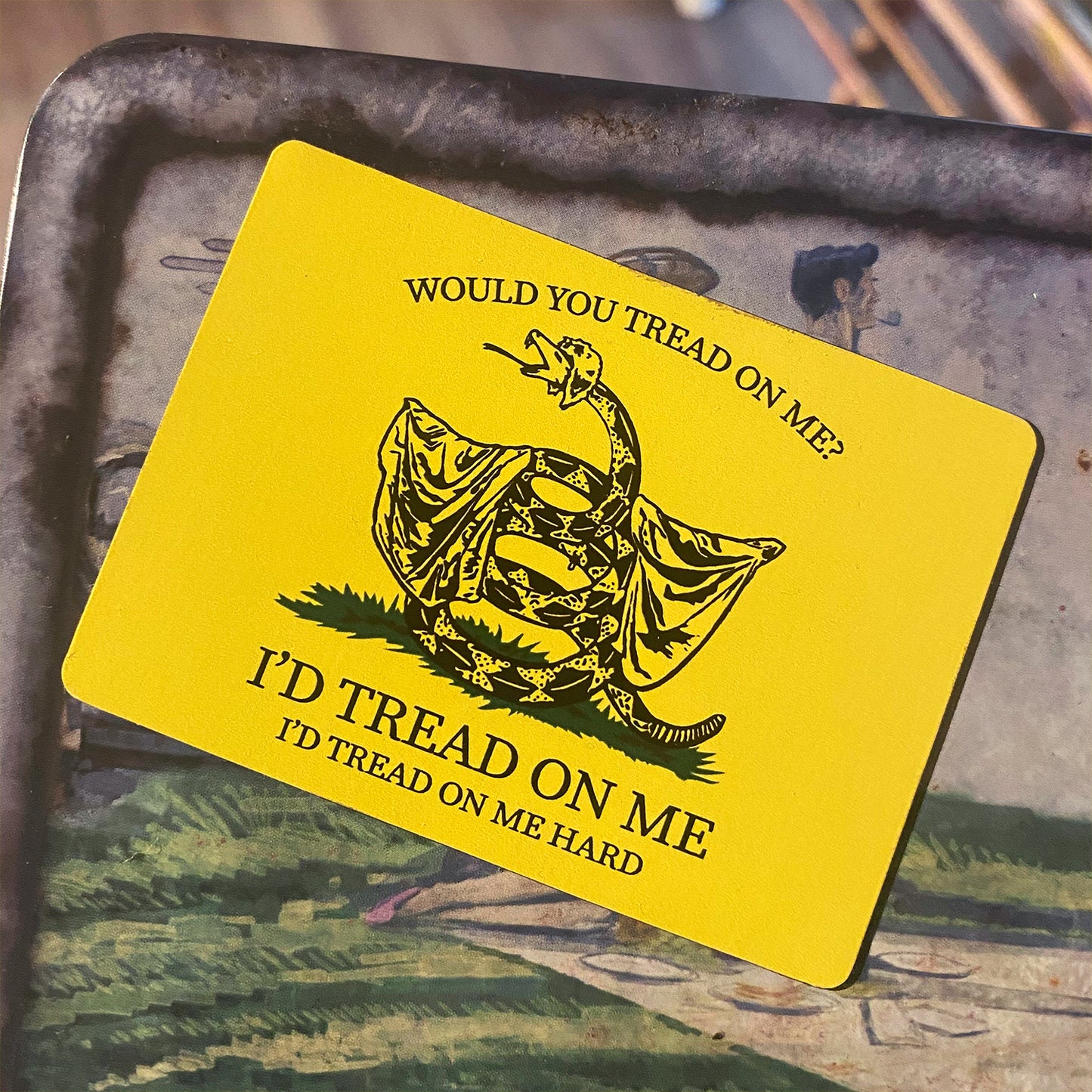 Would You Tread On Me? magnet