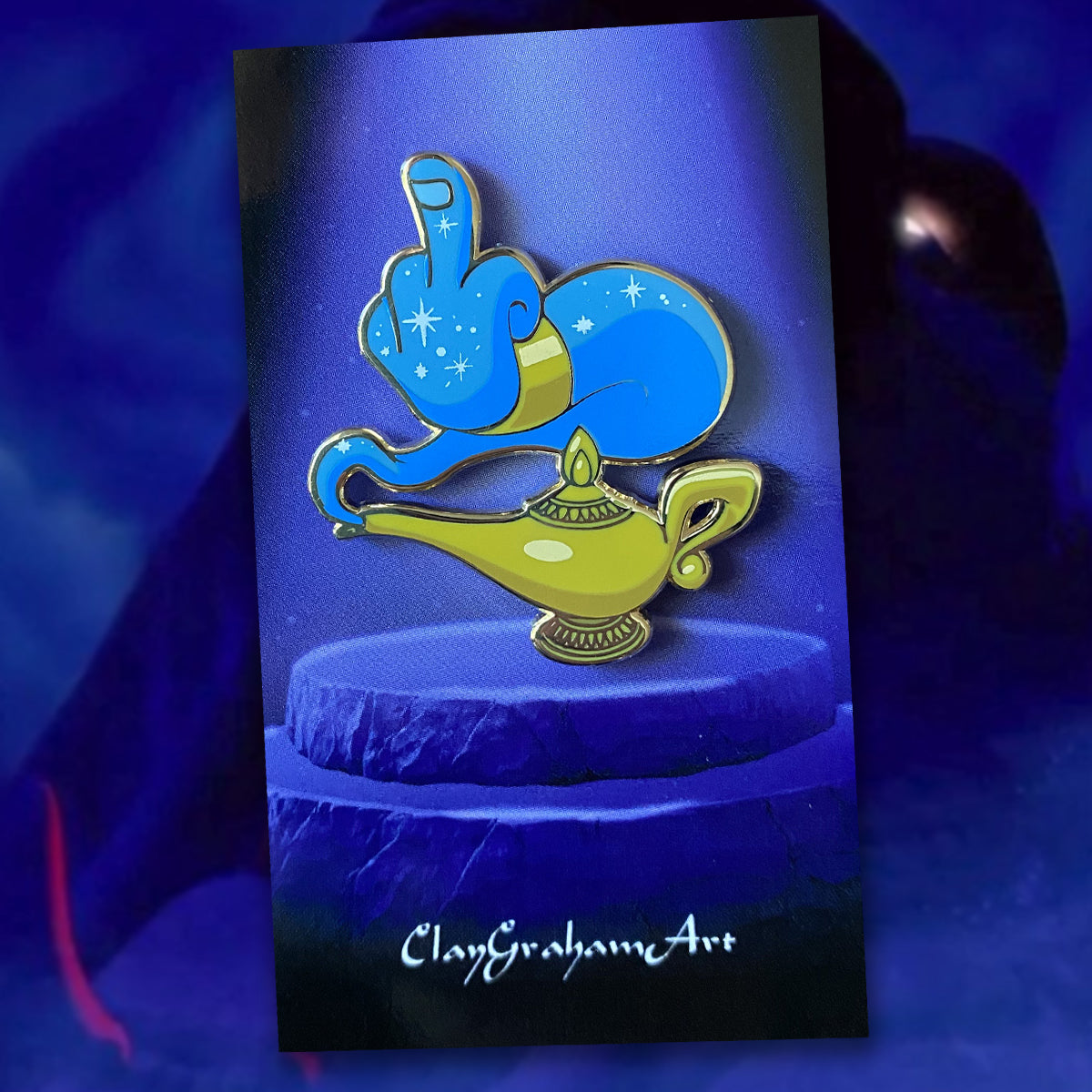 One Wish Left 1.75" Hard Enamel Pin