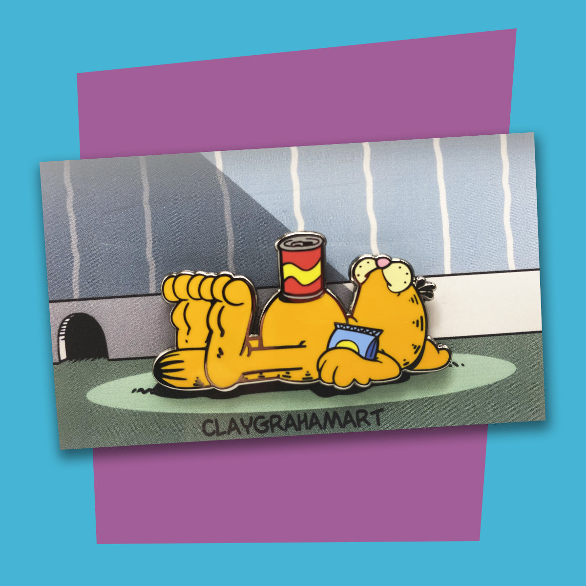 Monday Mood 2" hard enamel pin
