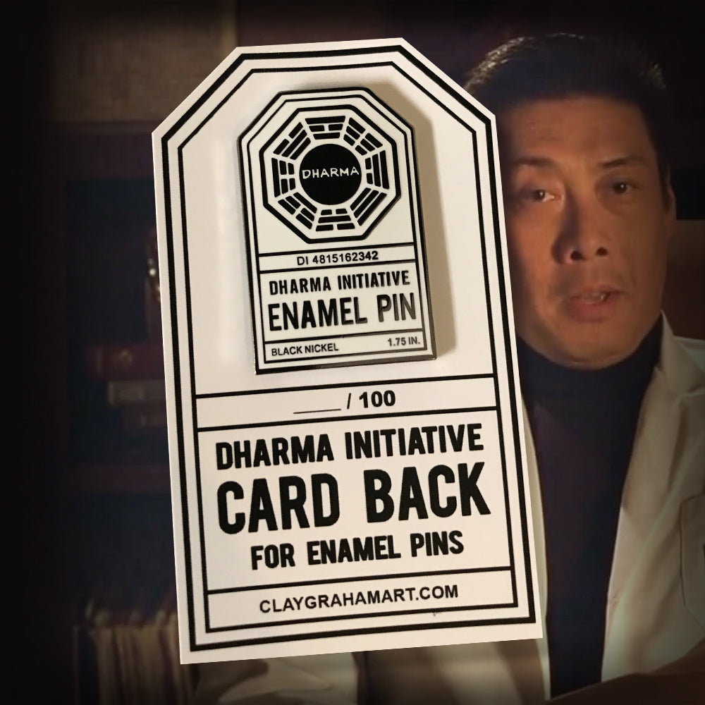 Lost In Time 1.75" Hard Enamel Pin