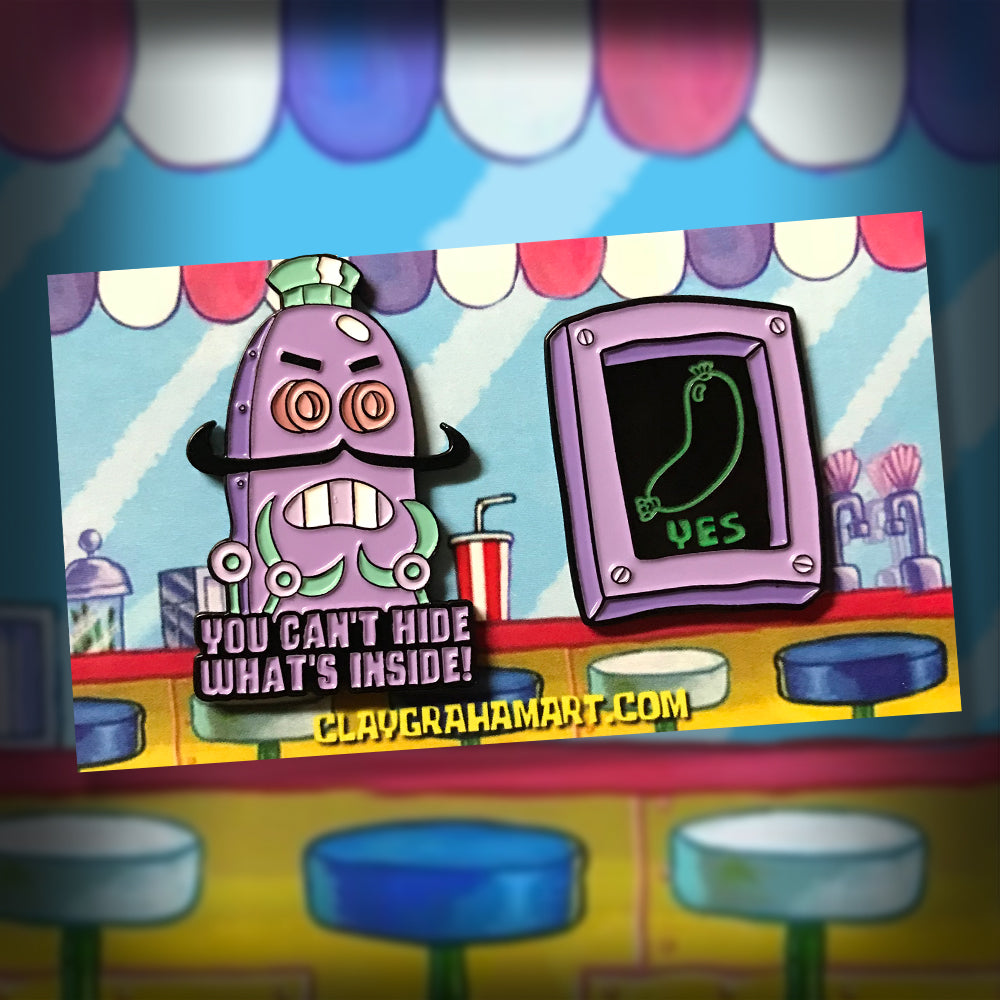 Weenie Alert Soft Enamel 2 pin set