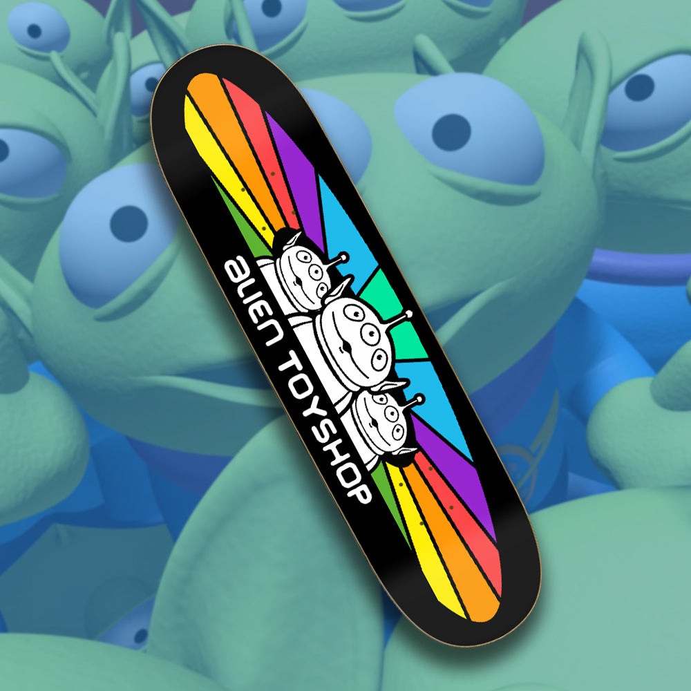Alien Toyshop skate deck