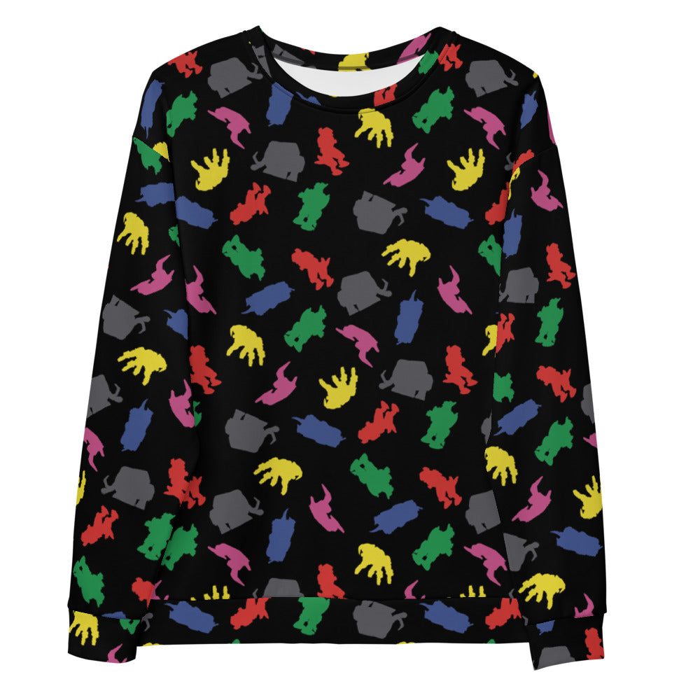 Dino Zord Toss allover crewneck sweatshirt