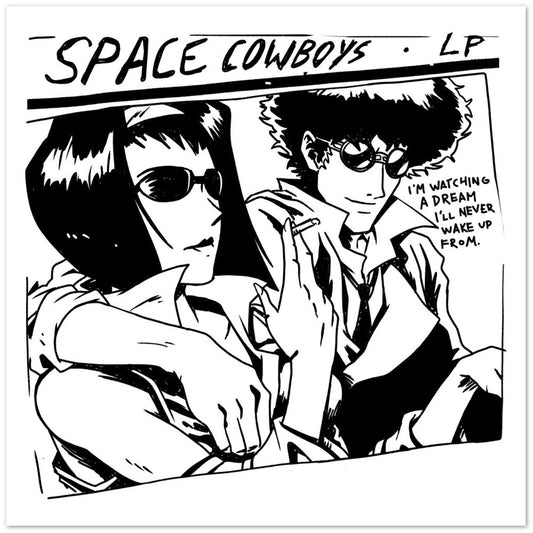 Sonic Cowboys semi-gloss poster