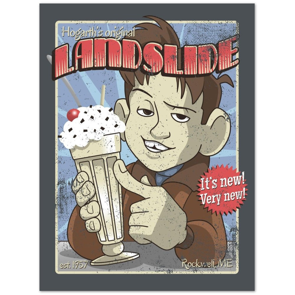 Tasty Landslide semi-gloss poster