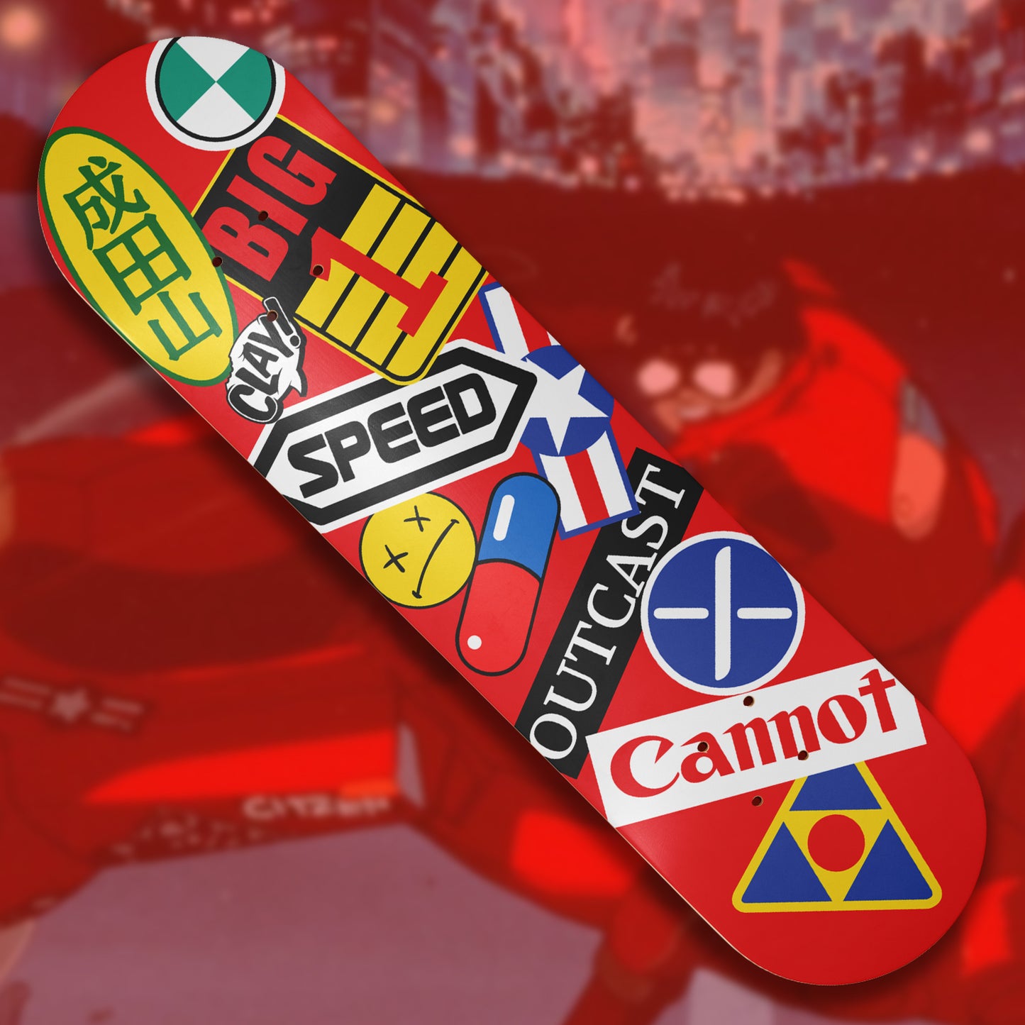 Too Wild To Handle skate deck