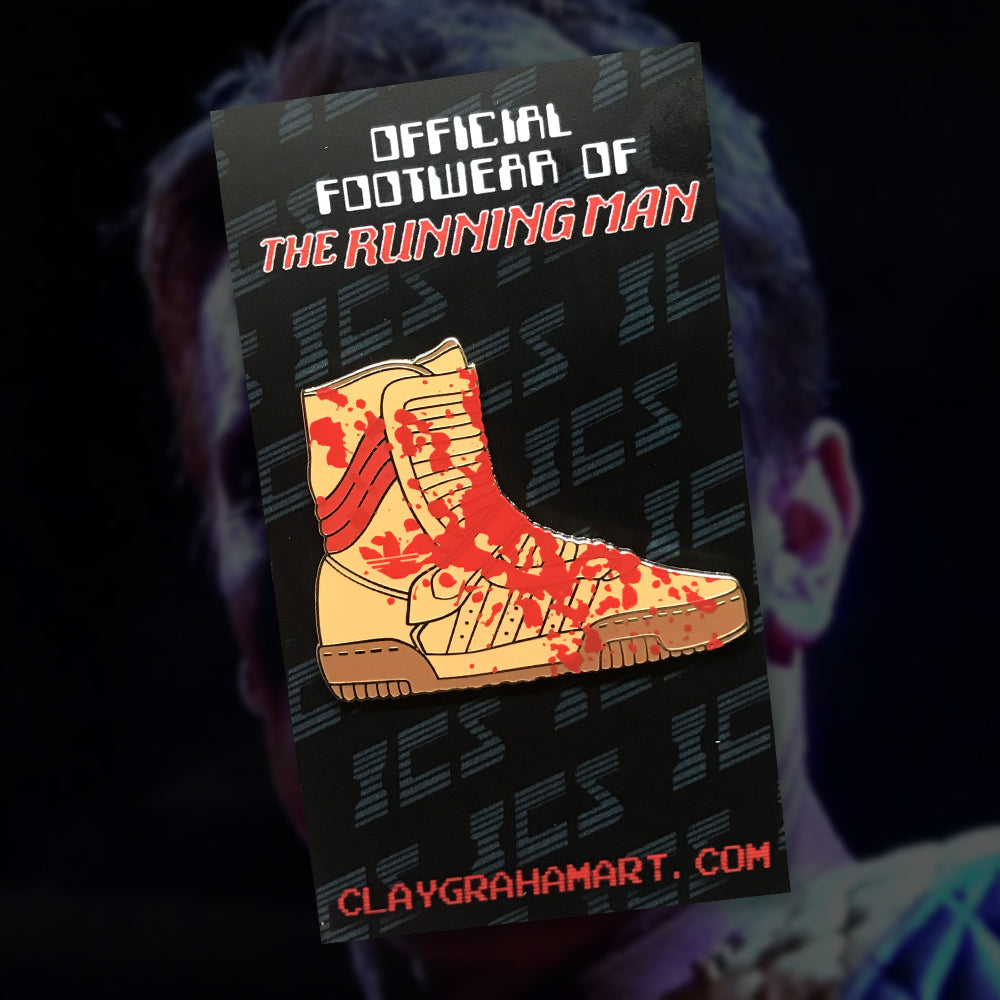 The Running Shoe 1.75" Hard Enamel Pin