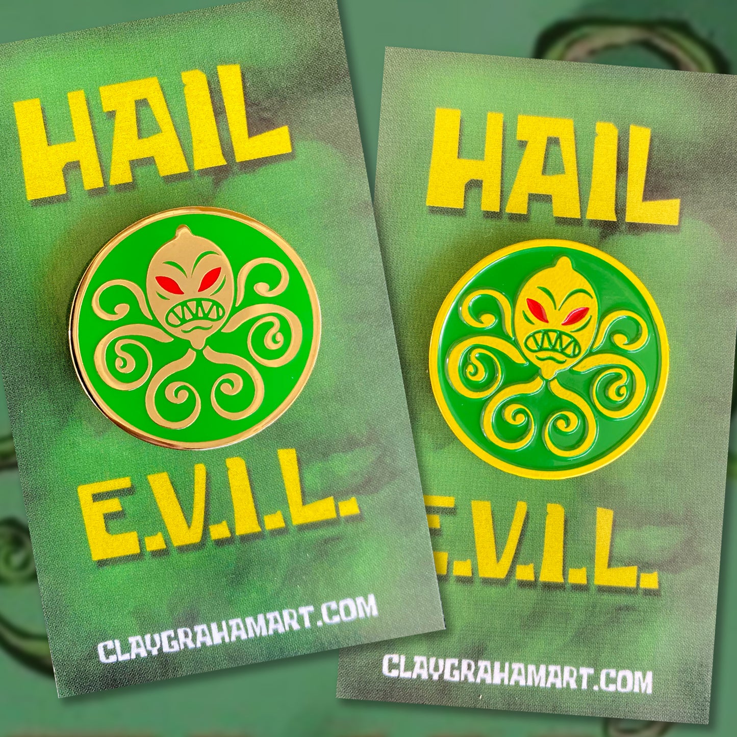 Hail E.V.I.L 1.25" Enamel Pin