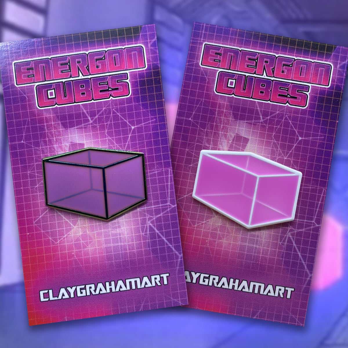 Energon Cube 1.25" Enamel Pin