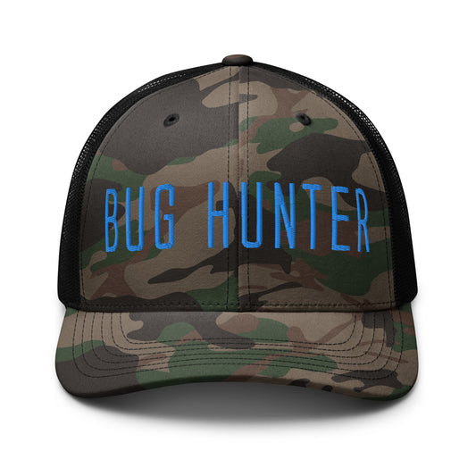 Bug Hunter camouflage trucker hat